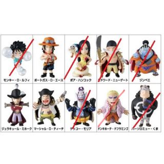 ฟิกเกอร์แท้ JP มือ1  แมวทอง  Bandai ONE PIECE Seven Warlords PVC Figure - Doflamingo , Mihawk ,  Teach , Ace