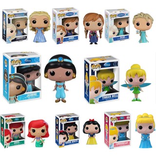 funko pop disney frozen princess anna/elsa/jasmine/snow ตุ๊กตาไวนิลของเล่นสําหรับเด็ก/ผู้ใหญ่