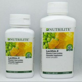 Lecithin E วิตามินอี บรรจุ 150 และ 270 เม็ด