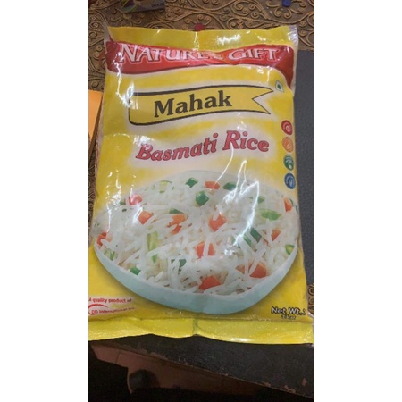 Basmati rice Mahak ข้าวบาสมาติด ตรา แมร์แฮก