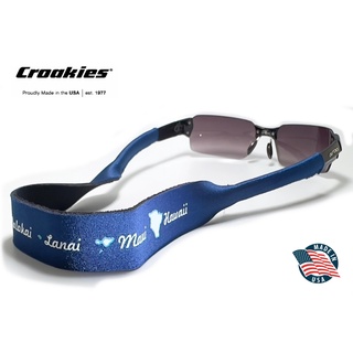 สายคล้องแว่นตา Croakies XL Print รุ่น Island Chain Navy