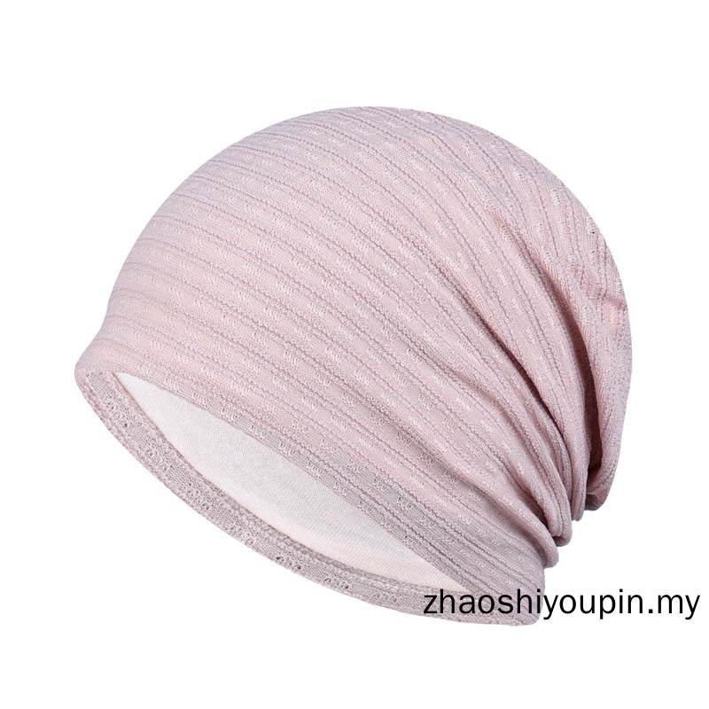 หมวกบีนนี่ ผ้าฝ้าย แบบนิ่ม ระบายอากาศได้ดี สีพื้น สไตล์ฮิปฮอป สําหรับผู้ชาย และผู้หญิง - รูปที่ 4