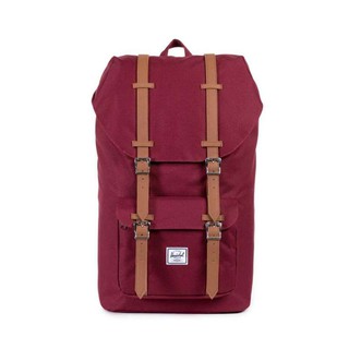 กระเป๋าเป้ Herschel Little America Backpack - Windsor Wine/Tan ของแท้