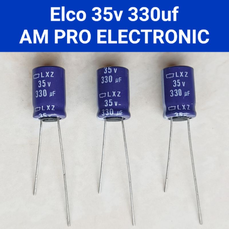 10 ชิ้น Elco 35v 330uf Elko 35v 330uf