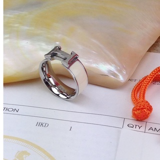 แหวน แหวนHermes แหวนStainlessแท้ เครื่องประดับ งานสวย