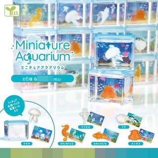 กาชาปอง Miniature Aquarium โมเดลตู้ปลาอควาเรี่ยมขนาดจิ๋ว