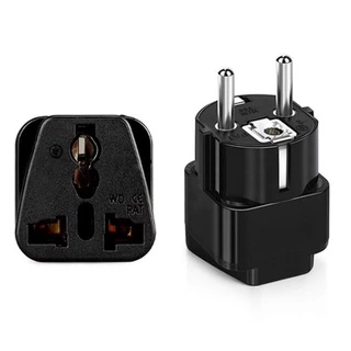 หัวแปลง ปลั๊กไฟ CF-TRAVEL หัวแปลงปลั๊ก 2ขา เป็น 3ขา กำลังไฟ 2500W แรงดันไฟฟ้า 250V น้ำหนักเบา ขนาดเล็กได้มาตรฐาน