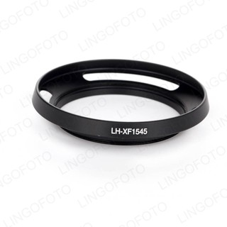 Lh-xf1545 เลนส์ฮู้ดโลหะ สีดํา เงิน สําหรับ Fujinon X-T100 Xc15-45 มม. F3.5-5.6 Ois Pz LC4183