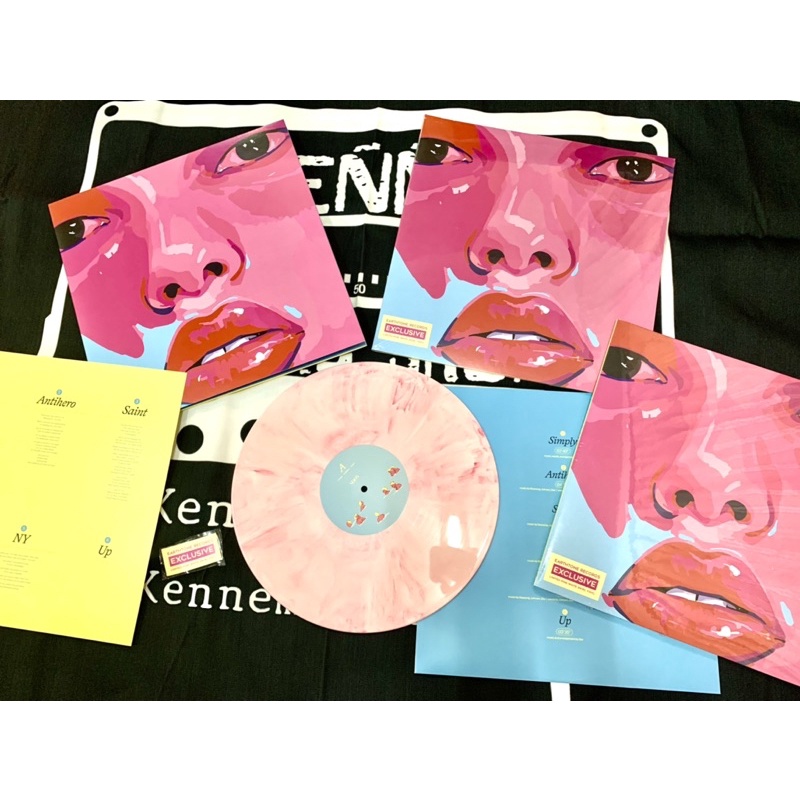 แผ่นเสียง ADOY : her EP (THAI Exclusive ) Limited PINK -WHITE SWIRL VINYL Edition 12”