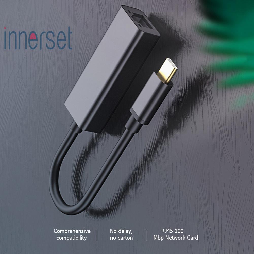 S3-8152-C Type-C To Rj45 อะลูมิเนียมอัลลอยด์ 10/100Mbps Lan อีเธอร์เน็ตแปลง #8