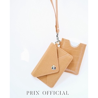 Prin Cardholder - Collection II - Brown - Pastel 🤎card holder only 🤎 กระเป๋าใส่บัตรพร้อมสาย