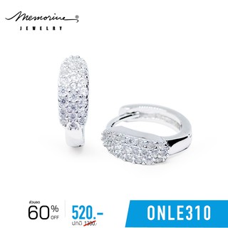 Memorine Jewelry ต่างหูเงินแท้ 925 ฝังเพชรสวิส (CZ) : ONLE310