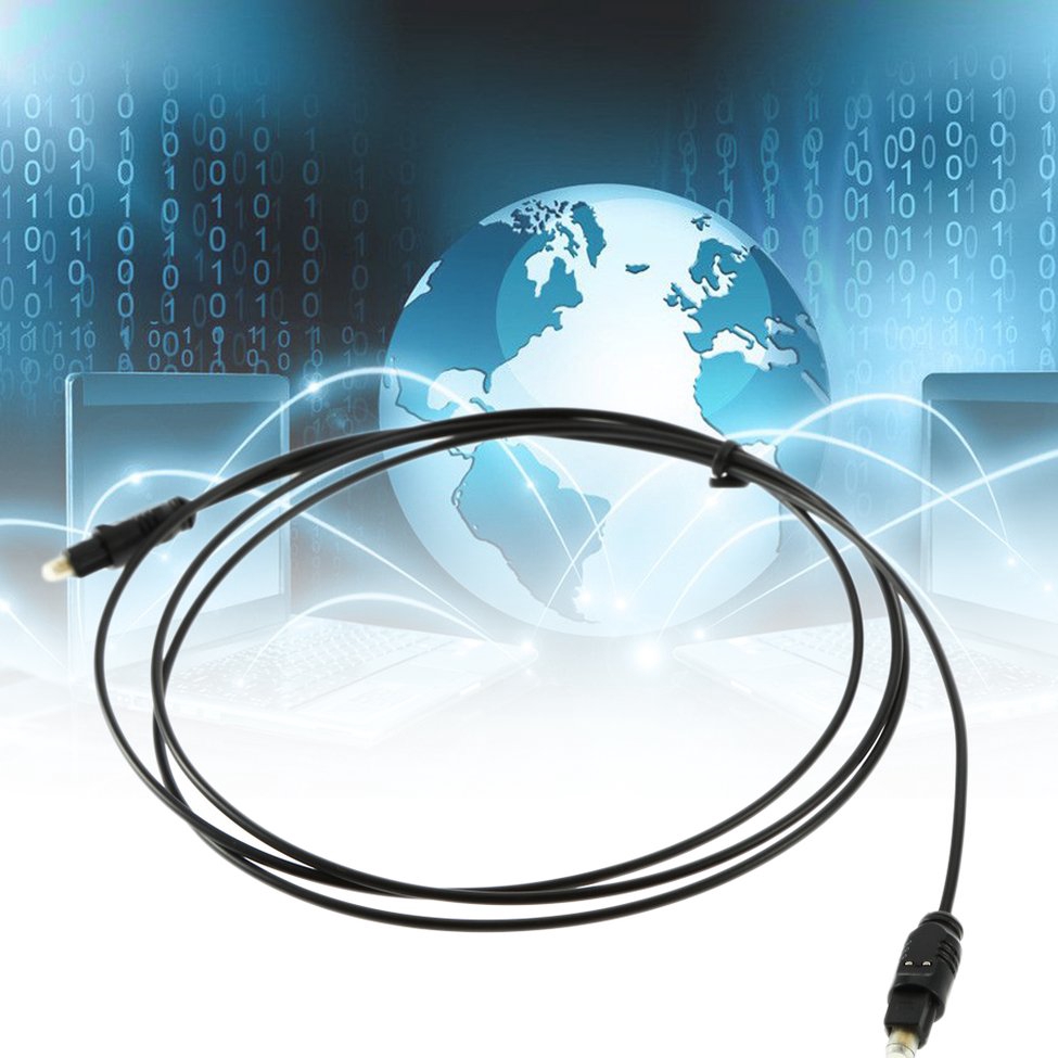 optical fiber 1 . 5 ม. อุปกรณ์ขยายเสียงดิจิตอลออปติคอลไฟเบอร์สายเคเบิ้ลสีดํา tv power amplifier