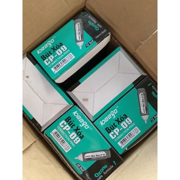 กล่องปากกายางลบ 12 ชิ้น CP-09