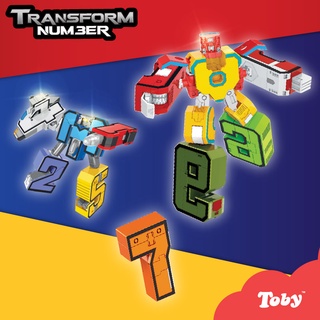 ราคา🔥 พร้อมส่ง 🔥 ชุดของเล่นหุ่นยนต์ตัวเลข โทบี้ ทรานฟอร์ม นัมเบอร์ | Toby Transform Number ของเล่นโมเดลหุ่นยนต์ ของเล่นเด็ก