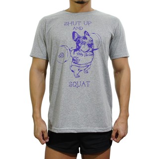 เสื้อยืด T-Shirt French Bulldog  Shut Up