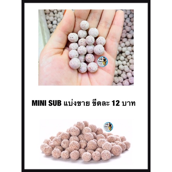MINI SUB แบ่งขาย ขีดละ 15 บาท (เซรามิคริง มีรูพรุนสูง ใช้เป็นที่อยู่ของจุลินทรีย์ )