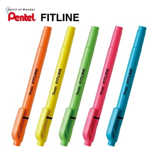 Pentel ปากกาเน้นข้อความ 2 หัว เพนเทล Highlighter (มีให้เลือก 5 สี)