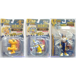 [ขายแยกชิ้น] Bandai Minimon Series Digimon Adventure - Agumon/ Gabumon/ Angemon