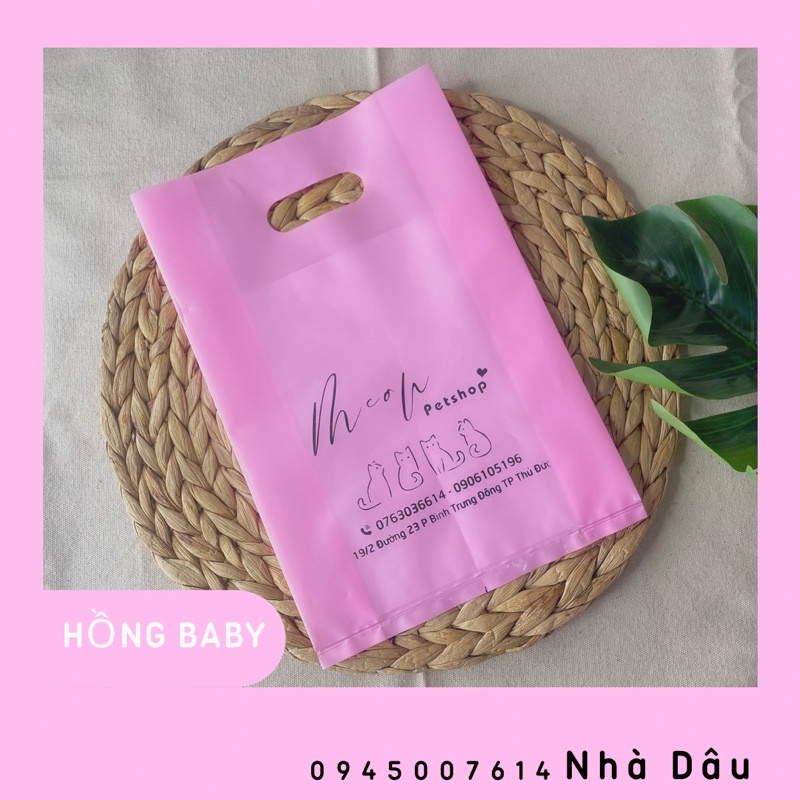 [PRINT BAG] Print Baby Pink NILON BAG