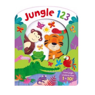 หนังสือเด็ก สอนนับจำนวน สัตว์ 123 jungle123 ไดคัด