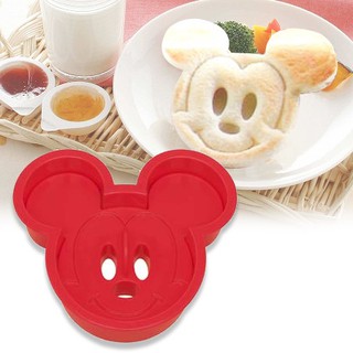 (ของแท้ญี่ปุ่น) พิมพ์ตัดขนมปัง พิมพ์กดขนมปัง Mickey mouse