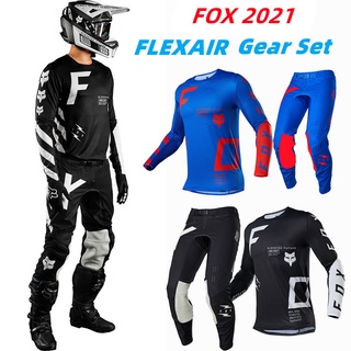 2021 Foxair ชุดเสื้อและกางเกงขายาวสําหรับขี่จักรยานวิบาก 30-38