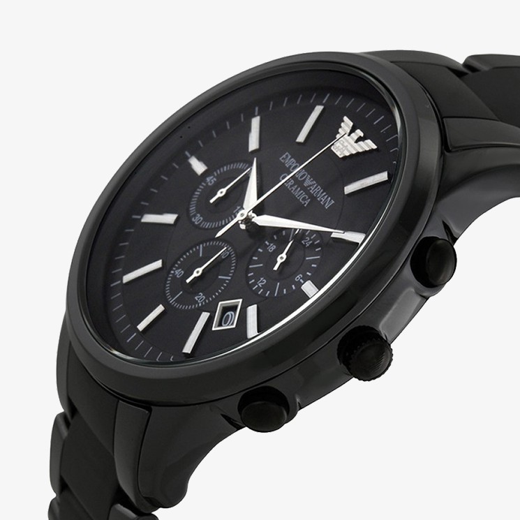EMPORIO ARMANI นาฬิกาข้อมือผู้ชาย รุ่น AR1451 Ceramica Chronograph ...