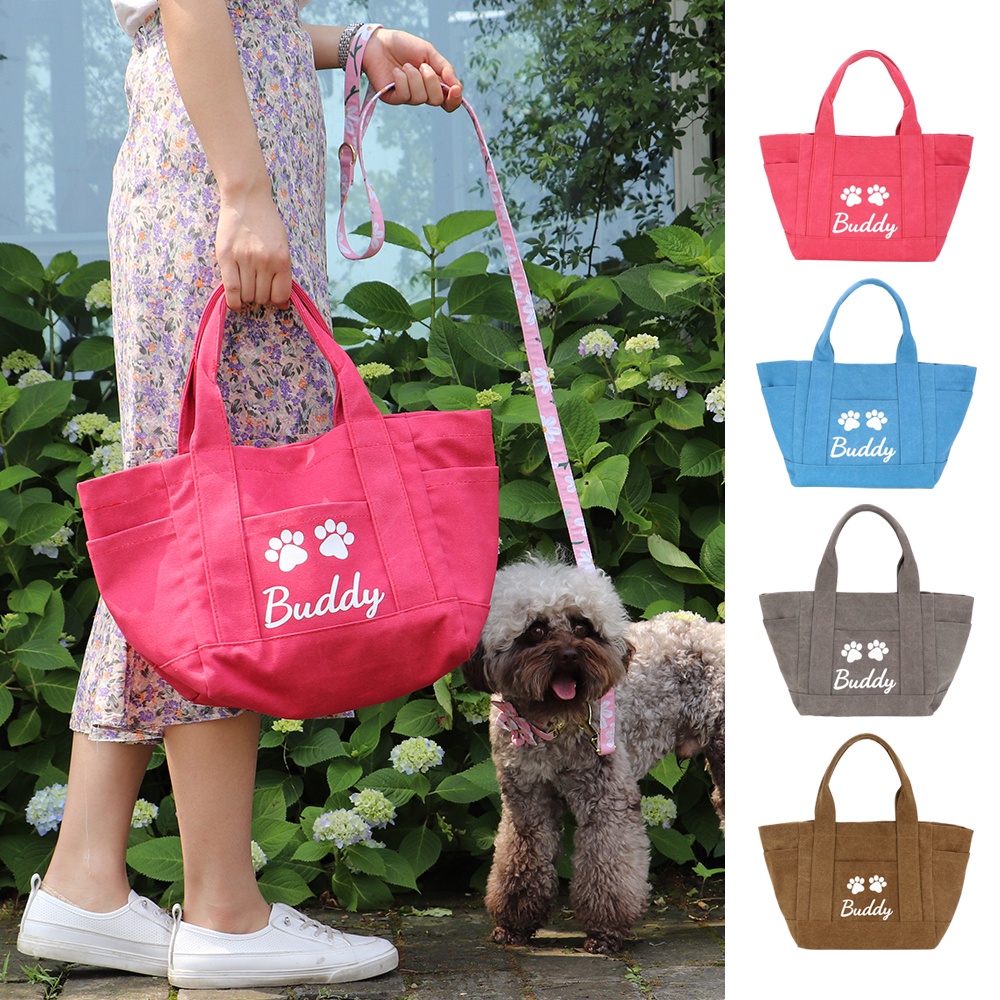 Personalized Dog Tote Bag Customized Puppy Dog Travel Bag Outdoor ...