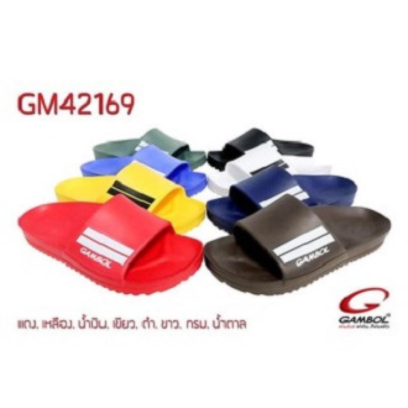 รองเท้าแตะ Gambol 42169 ครบสี แท้! แบบใหม่ล่าสุด​ แตะกันน้ำ​ 8สี​ Gambol​ 42169 แกมโบ​ Phylon Size: 