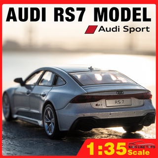 Klt โมเดลรถยนต์ 1:35 Audi RS7 โลหะอัลลอย ของเล่นสําหรับเด็กผู้ชาย เก็บสะสม