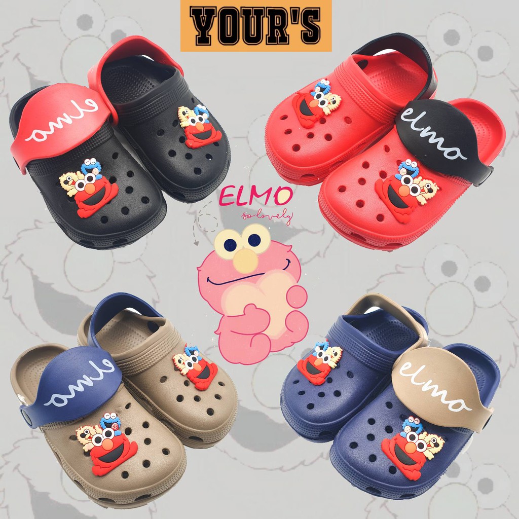 YOURS Kid Shoes l รองเท้าแตะเด็ก (Elmo)