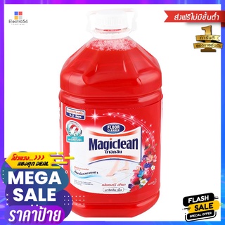 น้ำยาทำความสะอาดพื้น MAGICLEAN 5,200ml BERRY AROMALIQUID CLEANING GENERAL SURFACE MAGICLEAN 5,200ml BERRY AROMA