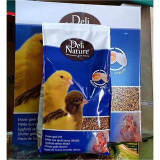 Deli Nature Eggfood Yellow Moist Growth-Vitality - อาหารไข่ สำหรับนกทุกประเภท สูตรพร้อมใช้ (1Kg.) Deli Nature Egg food