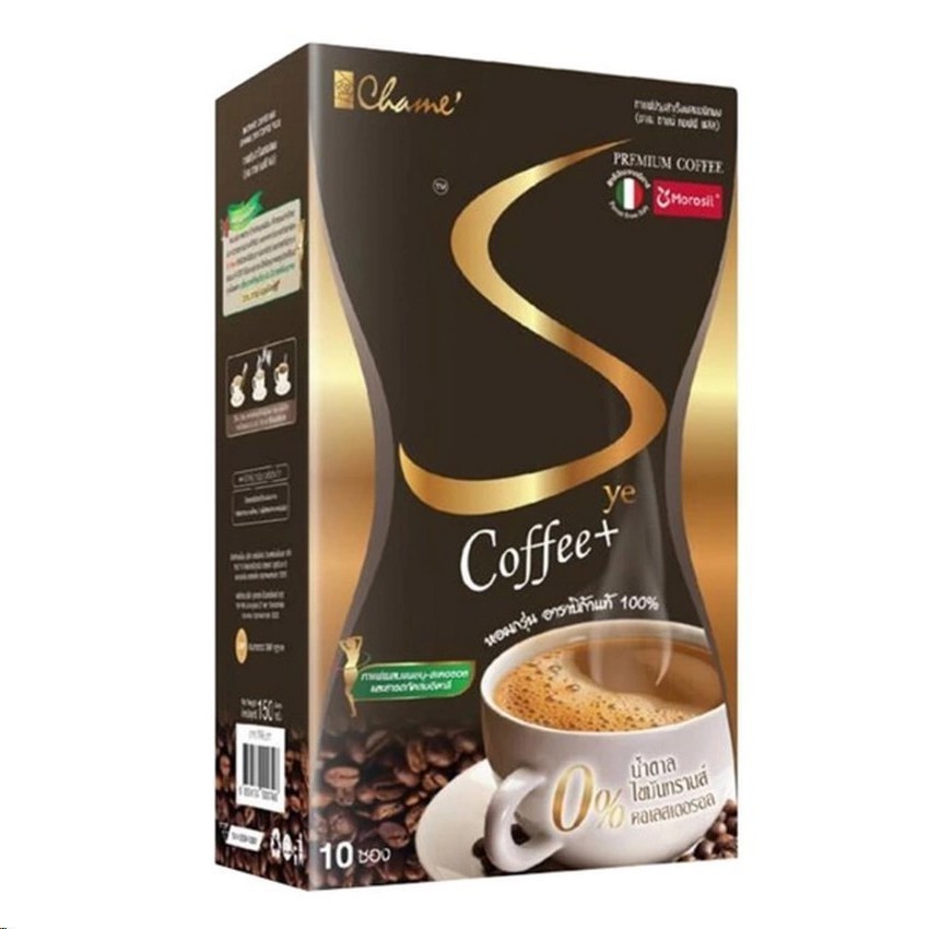 Chame Sye Coffee Plus (10ซอง) กาแฟลดน้ำหนัก กระชับสัดส่วน (1 กล่อง)