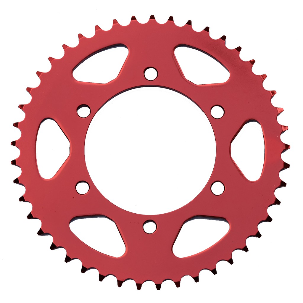 SCC เสตอร์หลัง Ninja250/300/400 Z250/300 EX250/300/400 Versys300 R3 R6 MT-03 (520-45T) สีแดง