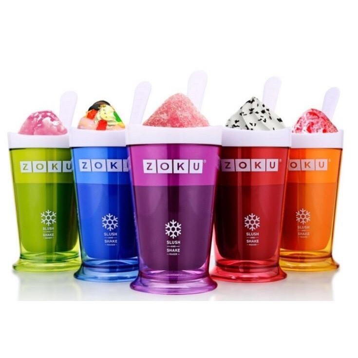 แก้วทำสเลอปี้ แก้วทำเกร็ดน้ำแข็ง Zoku Slush and Shake Maker แก้วทำเกร็ดน้ำแข็งสเลอบี้เก็บความเย็น