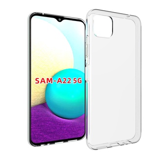 เคสใสนิ่ม  Samsung Galaxy A22 5G ใสๆ สวยๆ   เบาบาง พกพาสะดวก