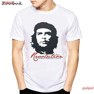 เสื้อผ้าผช✒∏♣zhae polpol cartoon เสื้อยืดผู้ชาย Che Guevara Hero เสื้อยืดพิม เสื้อยืดคอกลม เสื้อวัฒนธรรมS-5XL