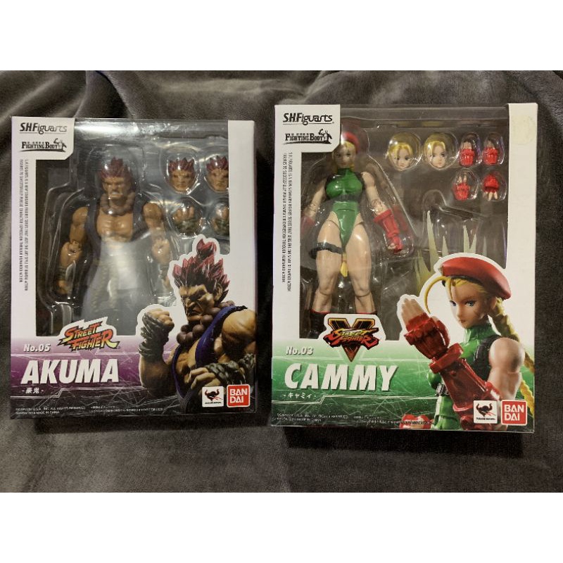 [ขายแพ็คคู่]💥 SHF S.H.Figuarts Akuma / Cammy : Street Fighter