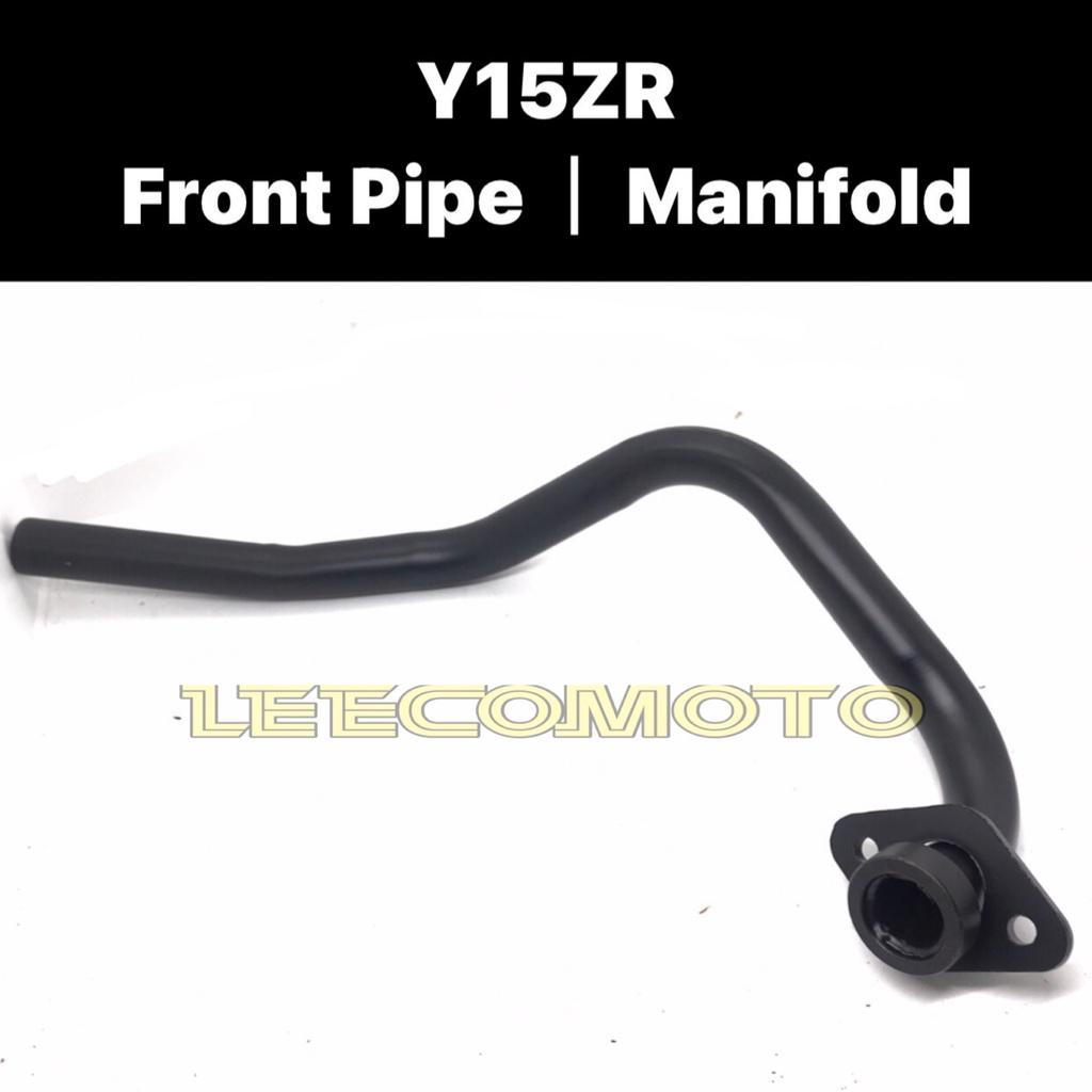 28 มม.STD Y15 Y15ZR Exciter มาตรฐานไอเสียคอ YSUKU ท่อด้านหน้า Manifold พร้อมวงเล็บสีดํา MINIFUL DANF