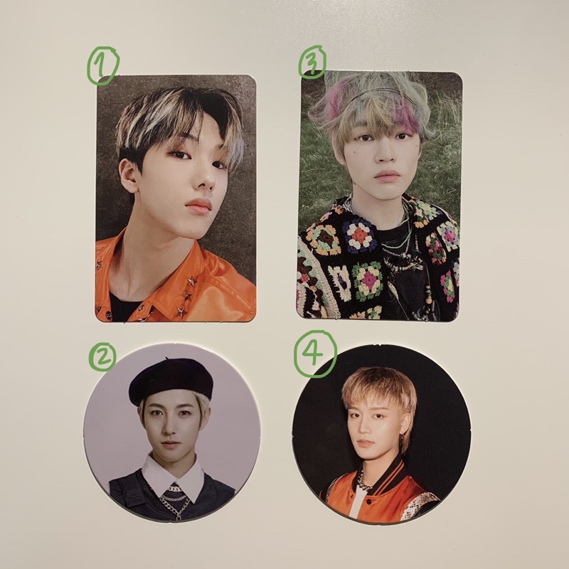 พร้อมส่ง! การ์ด jisung chenle renjun taeil - nct dream / nct album