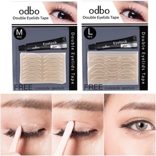 สติกเกอร์ ตาข่ายติดตา 2 ชั้น โอดีบีโอ #OD848 Odbo Double Eyelids Tape