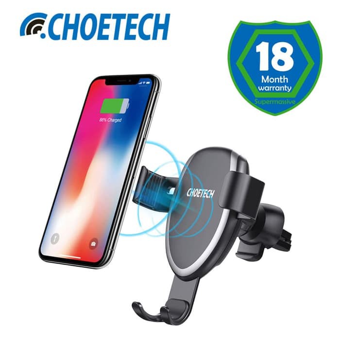 CHOETECH T536S Car Mount Qi Wireless Quick Charging ชาร์จเร็ว