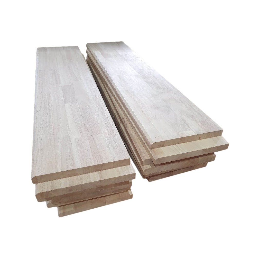 บันได้ไม้พาราประสาน ขนาด 25mm x 270mm x 1200mm