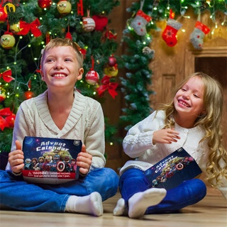 Christmas Advent Calendar Gifts Box Superhero Action Figures Creative Christmas Countdown Toys for Children