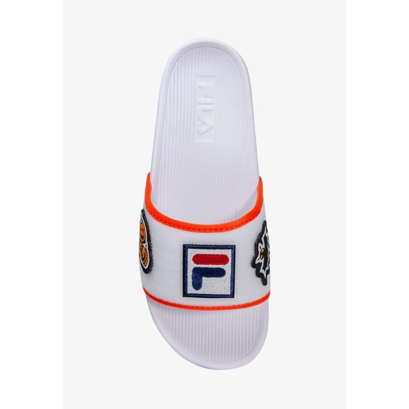 รองเท้าแตะFila รุ่น Godere (Halloween Limited Edition) สีขาวส้ม size 38 งานแบรนด์แท้100% จาก outlet