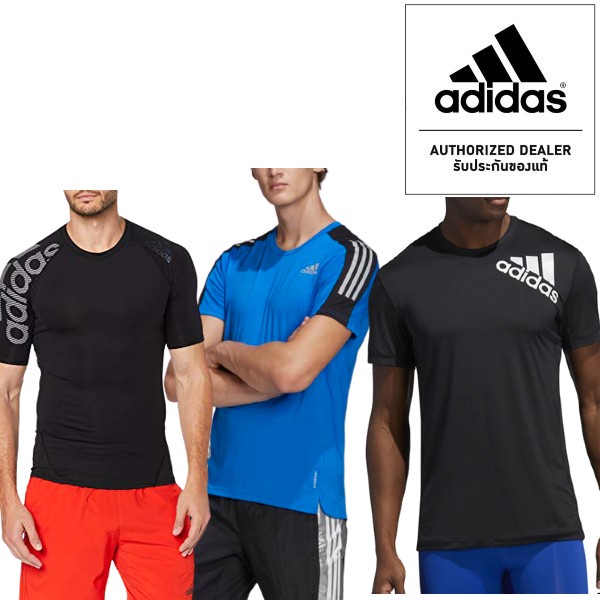 🔥(ของแท้ 💯%) เสื้อยืดผู้ชาย Adidas อาดิดาส Men T-Shirt Logo Tee ++สินค้าเป็นลิขสิทธิ์แท้ 100% จาก ADIDAS ป้ายช็อปไทย++