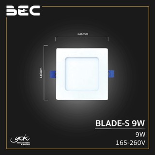 BEC ดาวไลท์ LED BLADE II-S