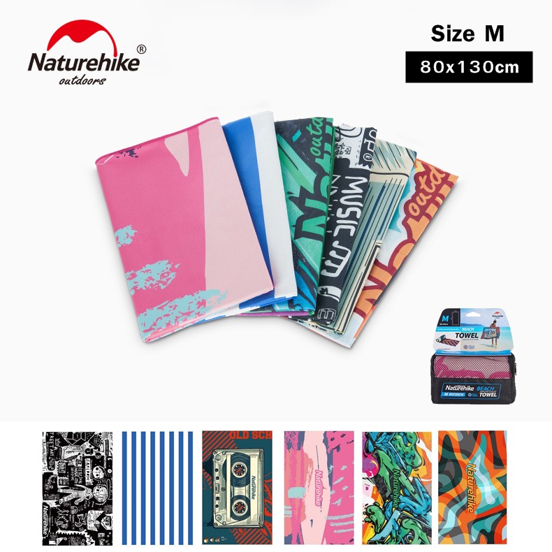 Naturehike NH17Y050-M ผ้าเช็ดตัวชายหาดแห้งเร็วสําหรับผู้ใหญ่